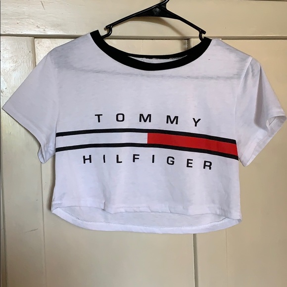 tommy hilfiger cropped top
